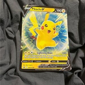 Pikachu V Pokémon Card